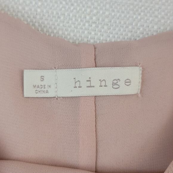 Hinge silk blouse with hanging sleeves S - Picture 4 of 7